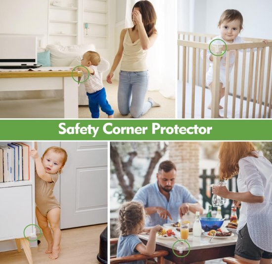 10pcs Baby Safety Silicone Protector | Table Corner Edge Protection Covers & Electric Socket Guards - Flameira