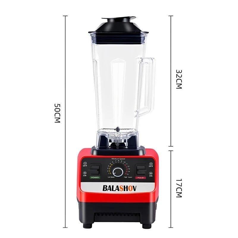 2000W Heavy Duty Commercial Blender - High Power Smoothie, Food Processor, Juicer for Kitchen - Flameira