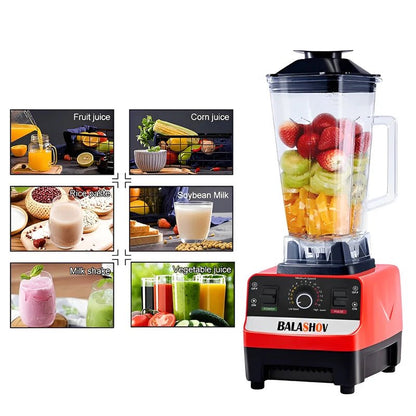 2000W Heavy Duty Commercial Blender - High Power Smoothie, Food Processor, Juicer for Kitchen - Flameira