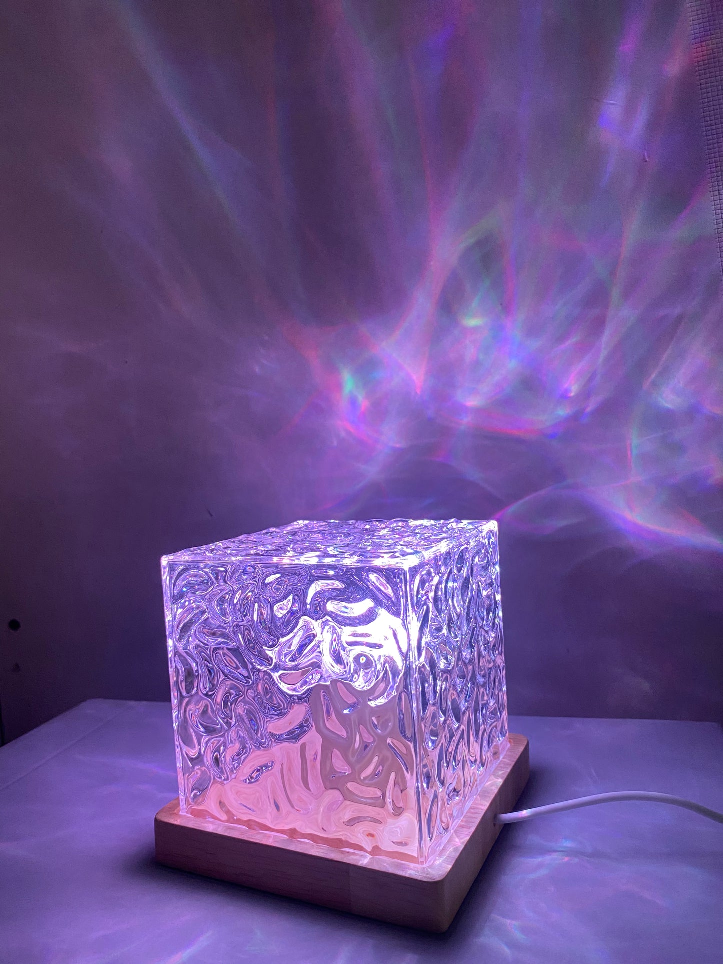 Flame Crystal Lamp – Stylish Ambient Lighting for Home - Flameira