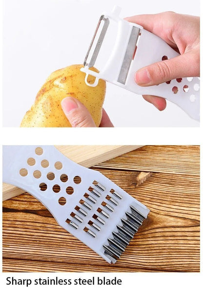 Carrot Grater Vegetable Cutter & Masher | Handheld Peelers for Home Cooking | Kitchen Accessories - Flameira