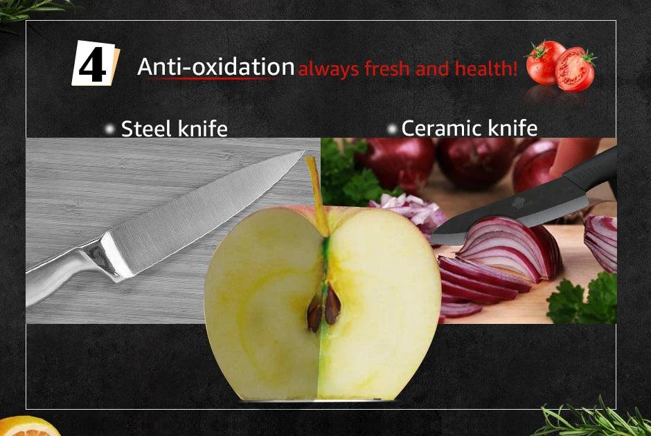 Ceramic Kitchen Knives – Ultra-Sharp & Lightweight Cooking Tools - Flameira