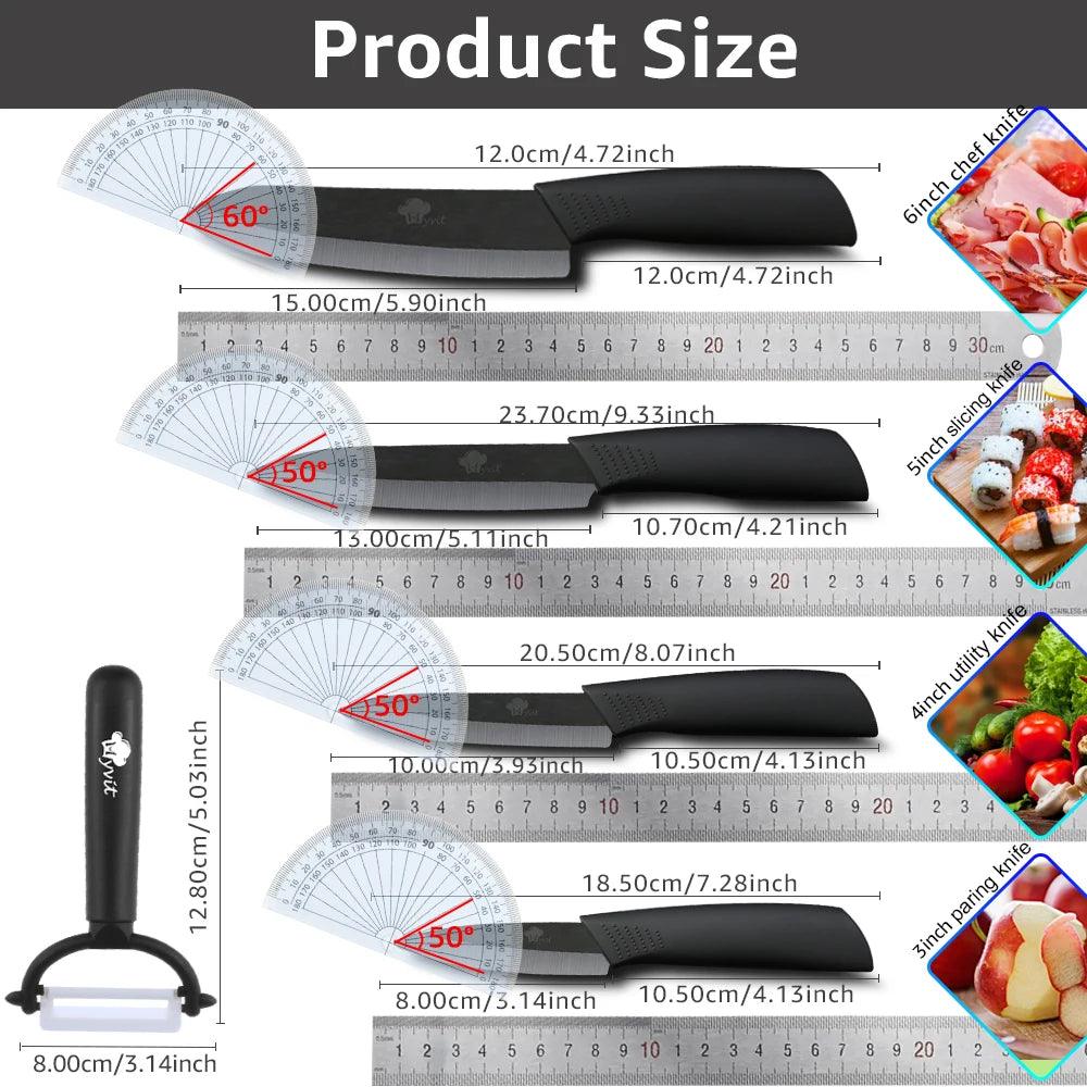 Ceramic Kitchen Knives – Ultra-Sharp & Lightweight Cooking Tools - Flameira