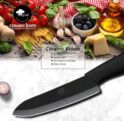 Ceramic Kitchen Knives – Ultra-Sharp & Lightweight Cooking Tools - Flameira