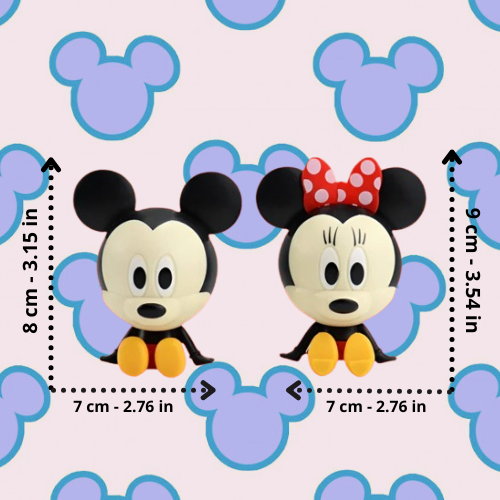 Disney Minnie Mouse Cake Topper | Party Cake Decorations for Kids' Birthday & Baby Shower