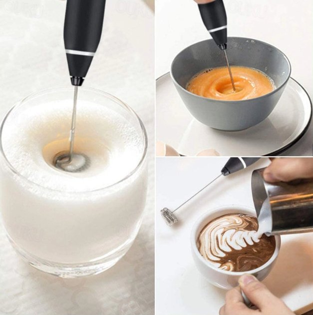 Electric Milk Frother – Portable & USB Rechargeable - Flameira