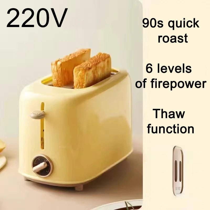 Electric Toaster for Sandwiches & Waffles | 220V Mini Oven & Hot Air Convection for Toasted Bread - Flameira