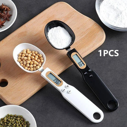 Electronic Kitchen Scale 500g 0.1g LCD Digital Spoon Scale for Food, Flour, Milk, Coffee - Mini Measuring Tool - Flameira