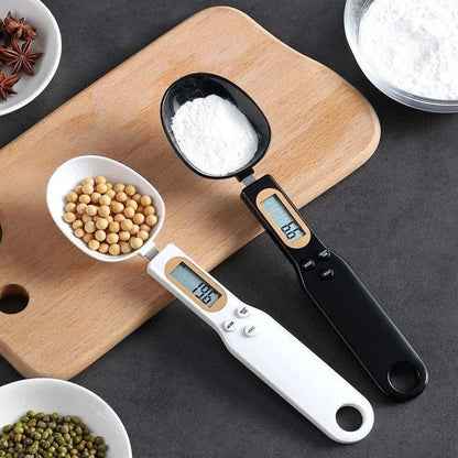 Electronic Kitchen Scale 500g 0.1g LCD Digital Spoon Scale for Food, Flour, Milk, Coffee - Mini Measuring Tool - Flameira