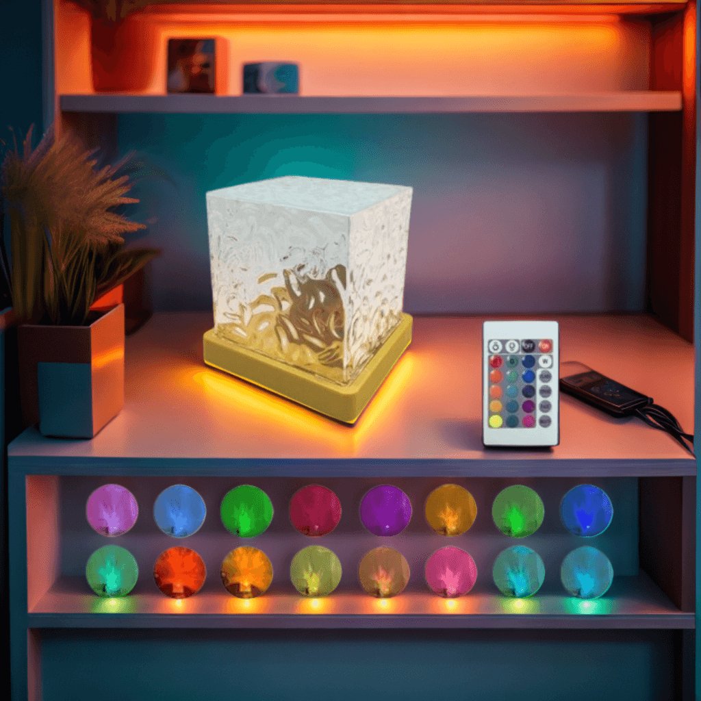 Flame Crystal Lamp – Stylish Ambient Lighting for Home - Flameira