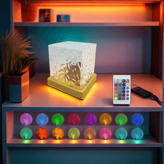 Flame Crystal Lamp – Stylish Ambient Lighting for Home - Flameira