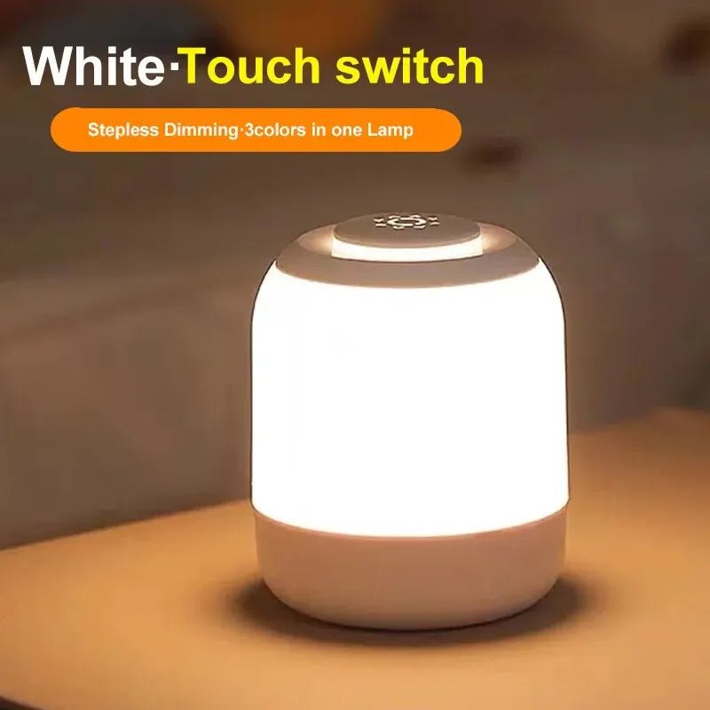 LED Night Light Touch Lamp – Portable Bedside & Table Lamp with Touch Sensor for Bedroom, Desk, Kids Gifts - Flameira