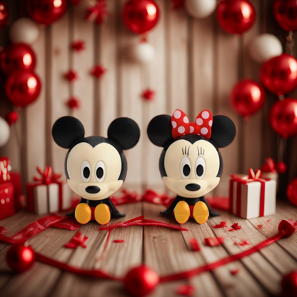 Disney Minnie Mouse Cake Topper | Party Cake Decorations for Kids' Birthday & Baby Shower