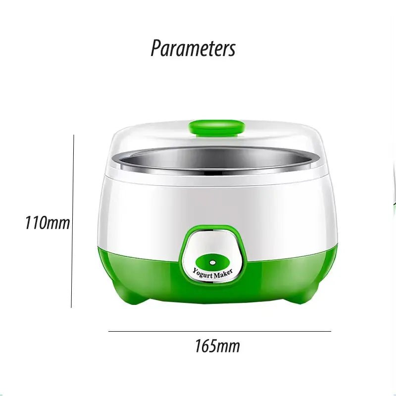 Mini Automatic Yogurt Maker - DIY Kitchen Appliance with Stainless Steel Tank - Flameira