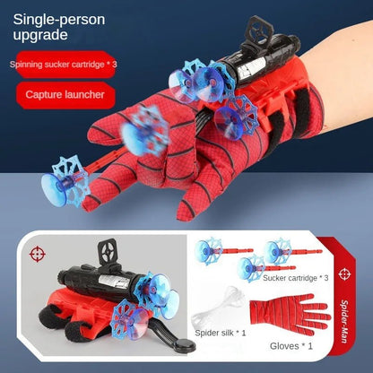 New Spiderman Action Figure Set | Anime Characters Role Play Glove Launcher & Wrist Toy for Kids - Flameira