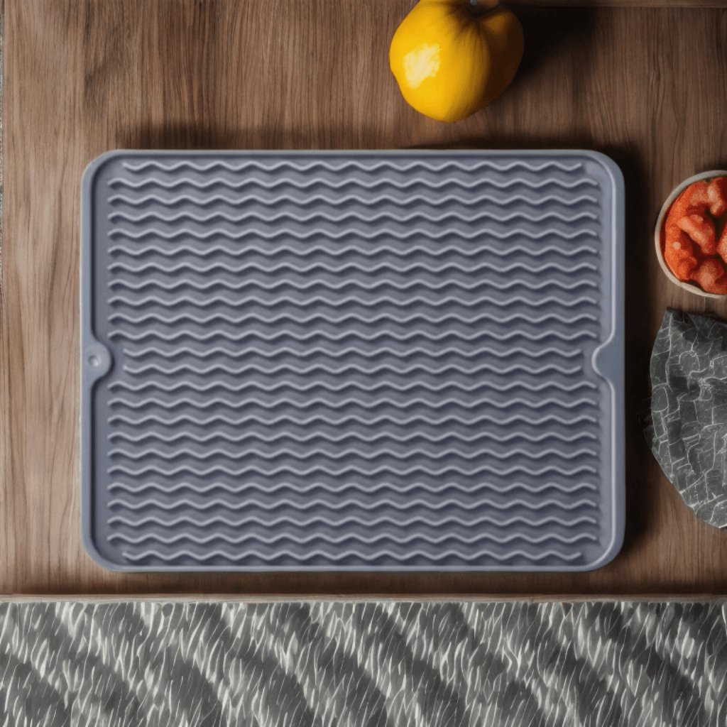 Heat-Resistant Silicone Drying Mat – Non-Slip Kitchen Accessory - Flameira