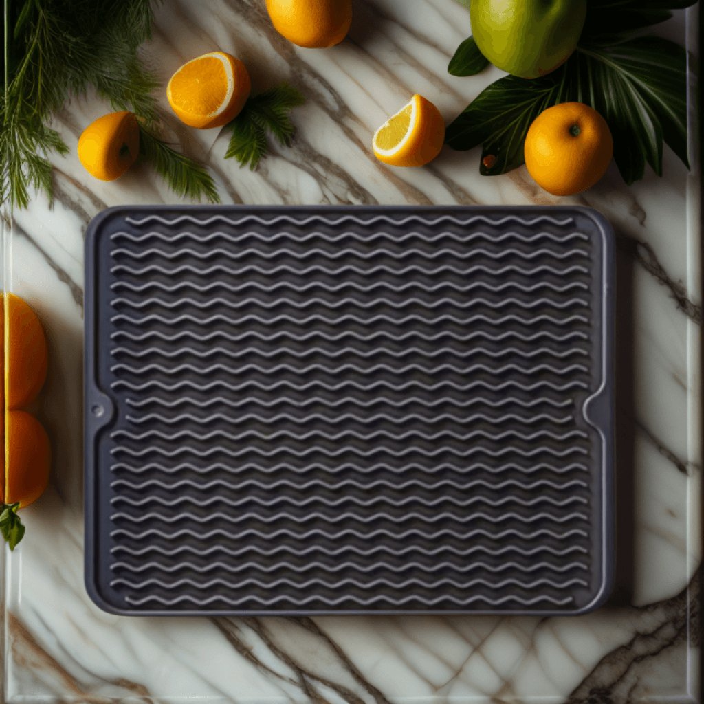 Heat-Resistant Silicone Drying Mat – Non-Slip Kitchen Accessory - Flameira