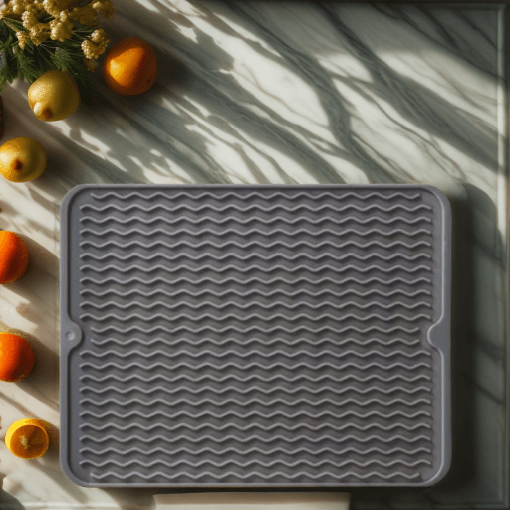 Heat-Resistant Silicone Drying Mat – Non-Slip Kitchen Accessory - Flameira